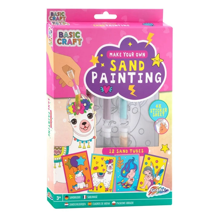 Creative Drawing Sand for Kids, Pink