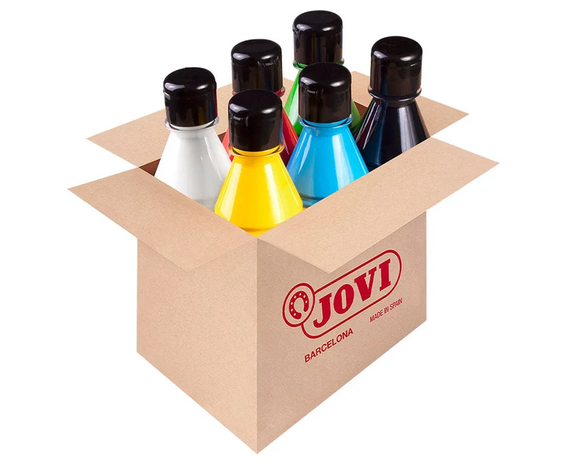 Σετ ακρυλικών χρωμάτων JOVI Jovidecor 6 x 250 ml – Παραλλαγή A