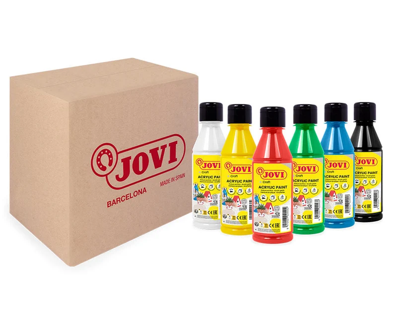 Комплект акрилни бои JOVI Jovidecor 6 x 250 ml вариант A