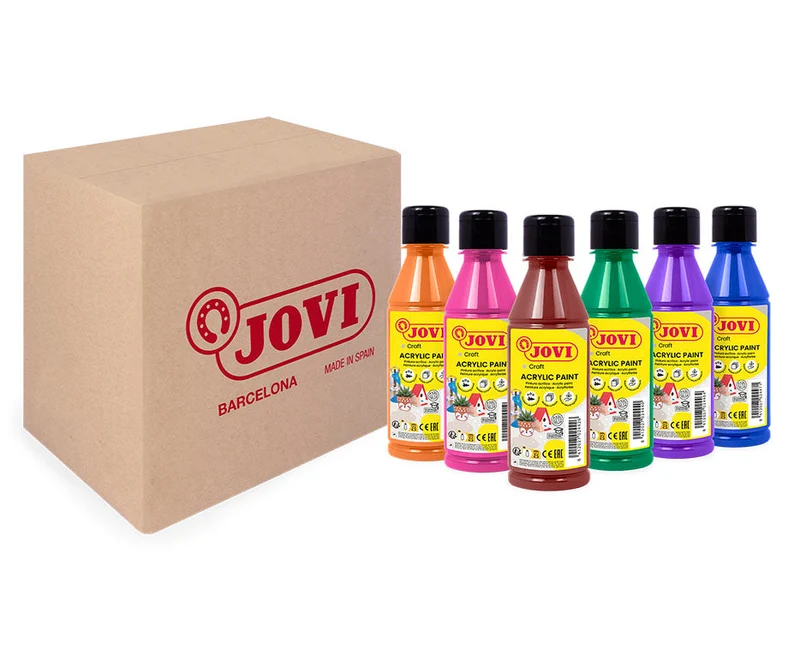 Комплект акрилни бои JOVI Jovidecor 6 x 250 ml – вариант B