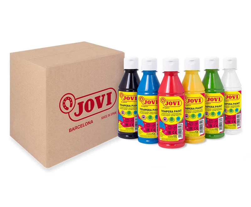 Tekoča tempera JOVI Premium set 6 x 250 ml – različica A