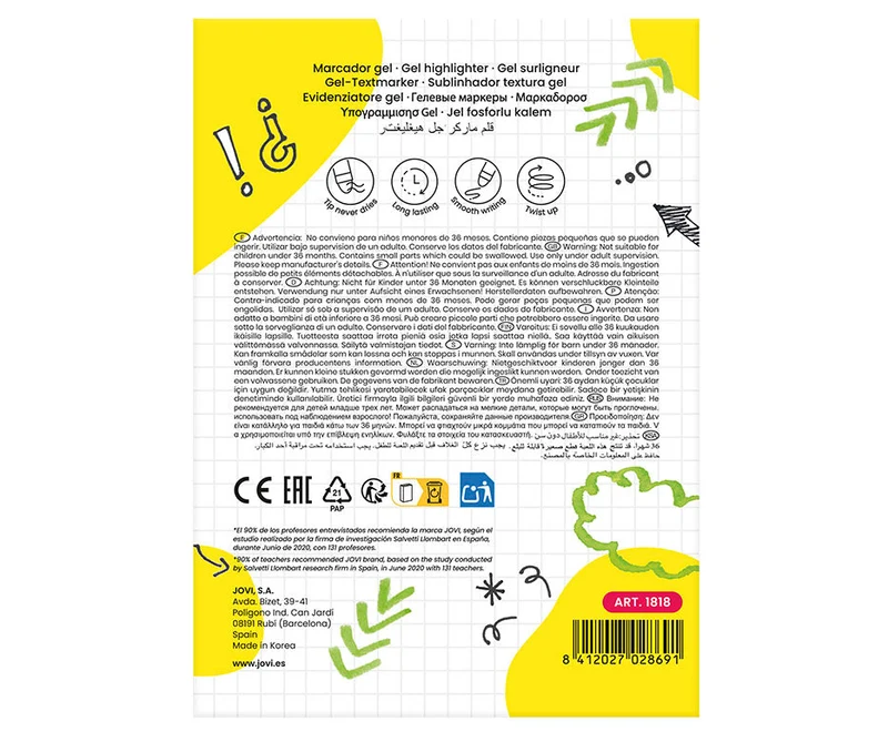 Evidenziatore gel JOVI – verde