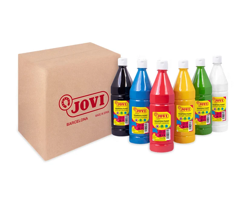 JOVI Kindermalfarben-Set 6 x 1000 ml