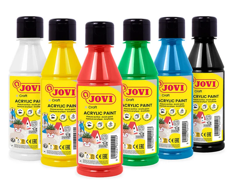 Sada akrilnih boja JOVI Jovidecor 6 x 250 ml varijanta A