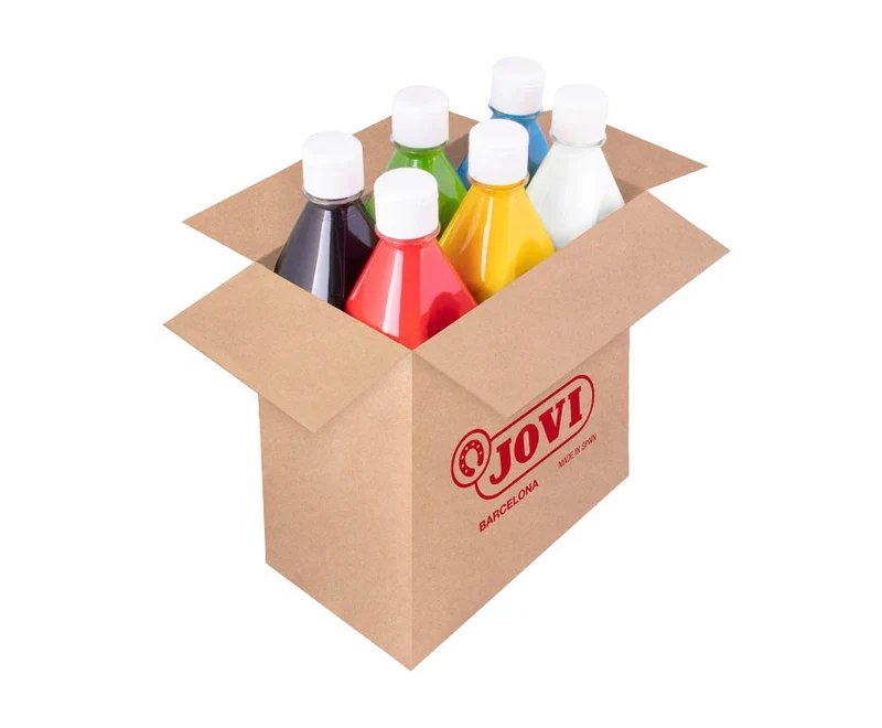 Set di tempere per bambini JOVI Premium 6 x 500 ml
