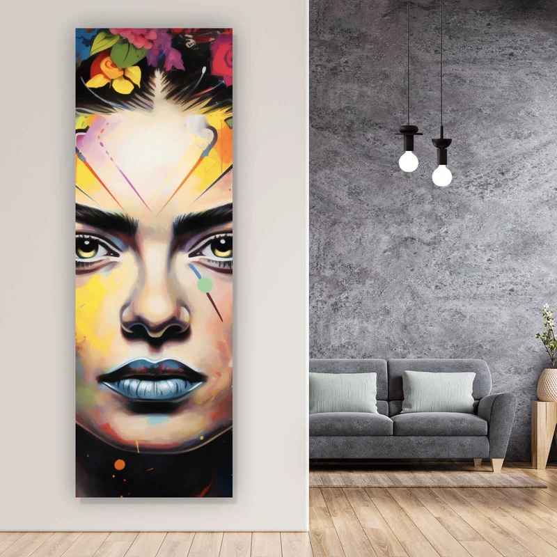 Poster Frida Abstrakt No.1 Panorama Hoch