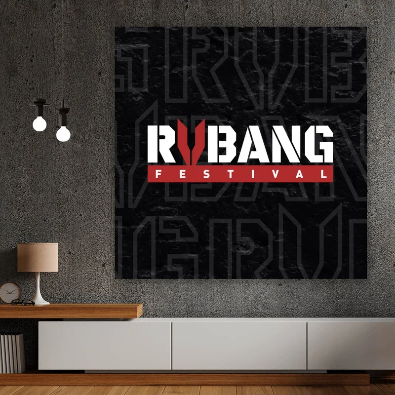 Acrylglasbild RVBANG Logo No.1 Quadrat