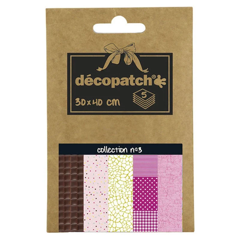 Papir za decoupage CLAIREFONTAINE Decopatch 30 x 40 cm – kolekcije 6 – 20