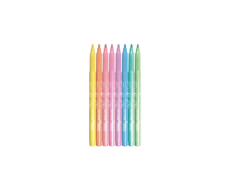 Dječji flomasteri JOVI perivi pastelni 3 mm / set od 8 kom