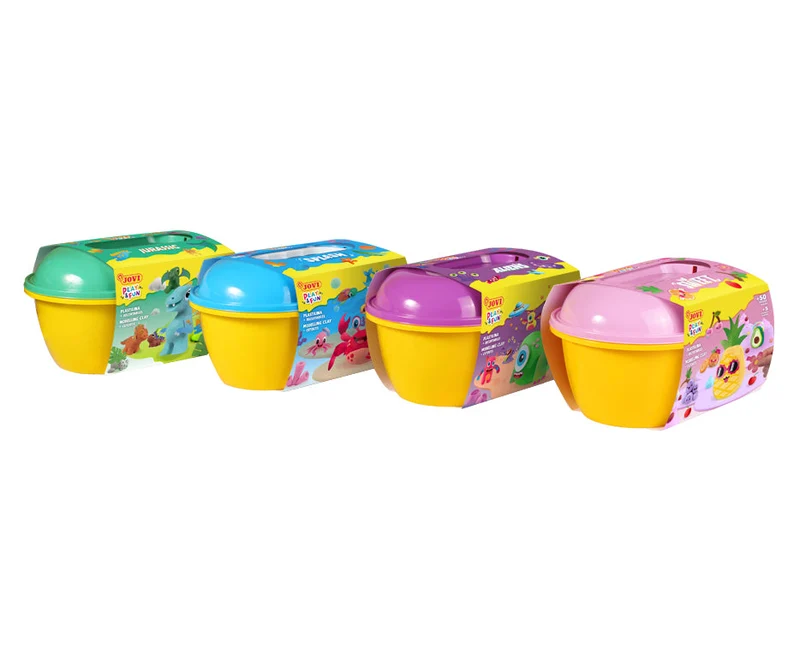 Knetmasse-Set JOVI Play&Fun Splash 360 g im Koffer
