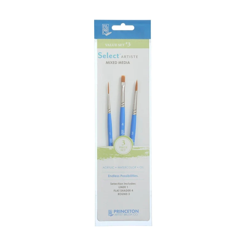 Set univerzalnih kistova PRINCETON Select - 3-dijelni set