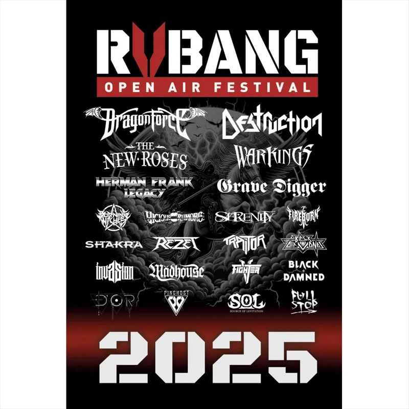 Poster RVBANG 2025 Plakat Hochformat