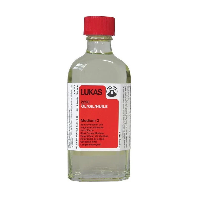 Oljno medij LUKAS Medium 2 za slikanje moker na mokro 125 ml