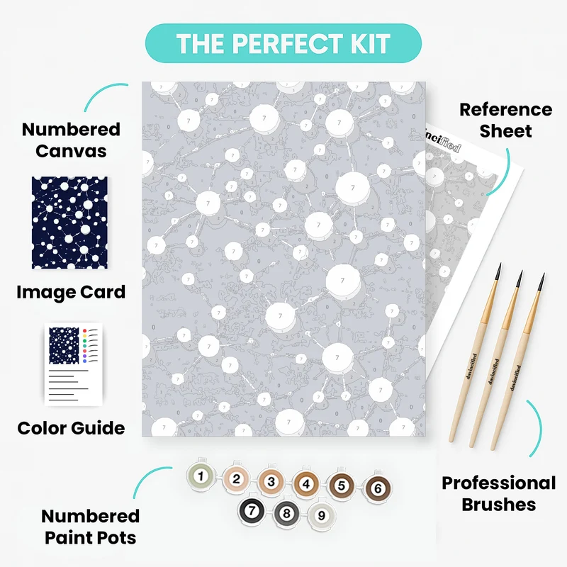 Digital Network - Paint by Numbers Kit