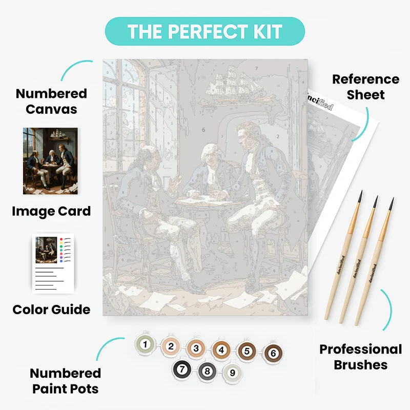 Historical Meeting - Paint by Numbers Kit