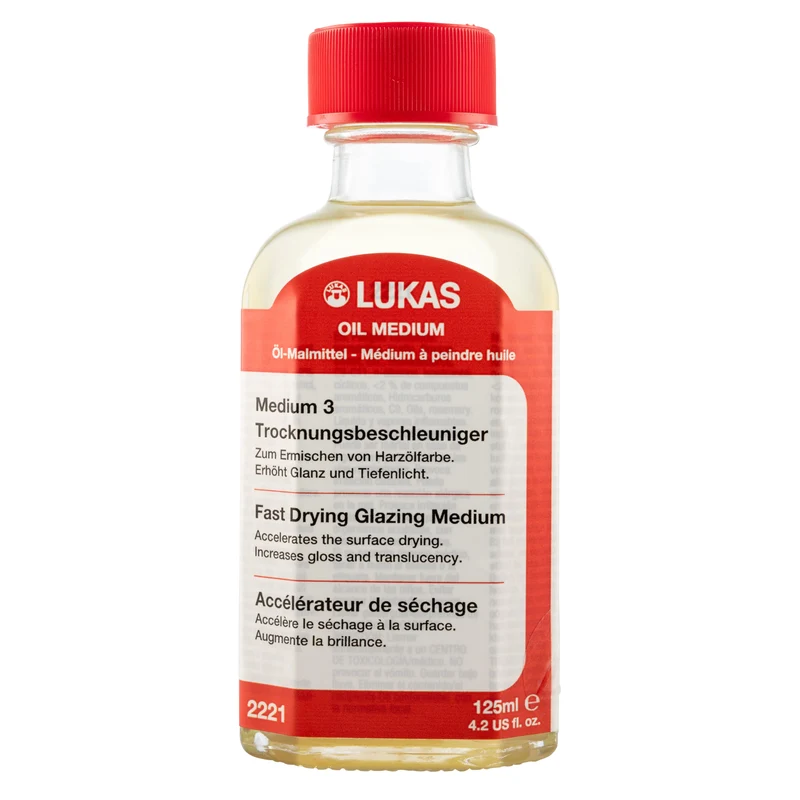 Γυαλιστερό μέσο γρήγορου στεγνώματος LUKAS Medium 3 125 ml