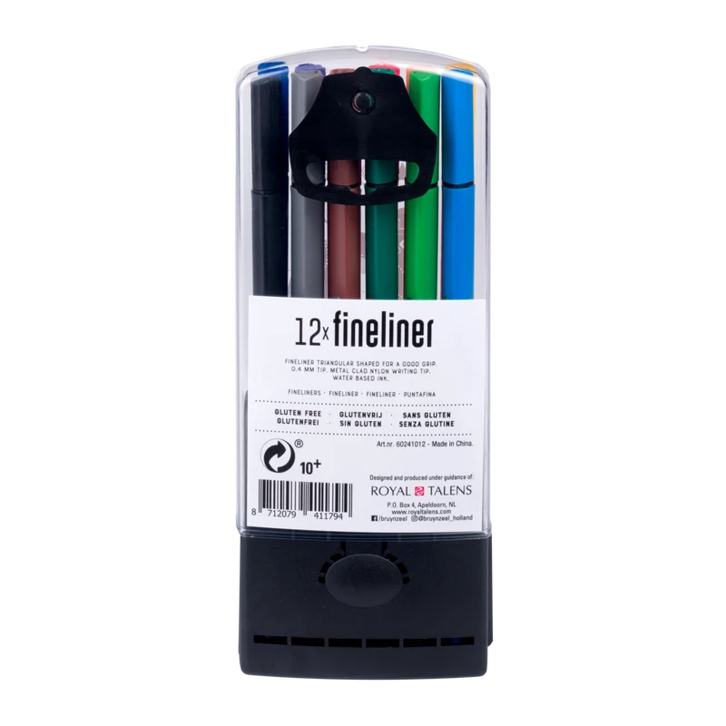 Μαρκαδόροι λεπτοί Bruynzeel Fineliner 0,4 mm