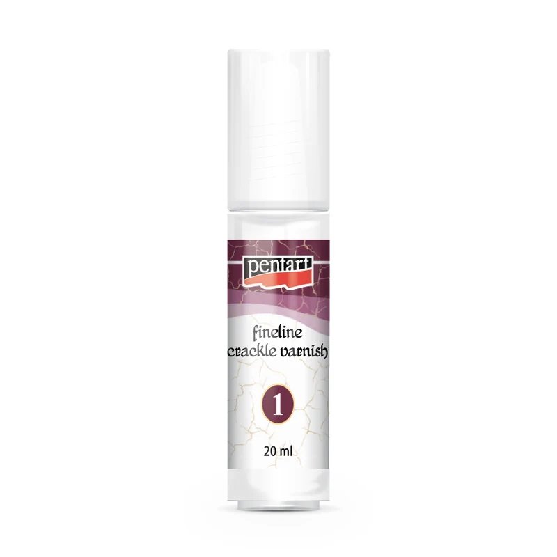 Krakelierlack Pentart Fineline mit feinen Rissen, 2-Komponenten, 2x 20 ml Set
