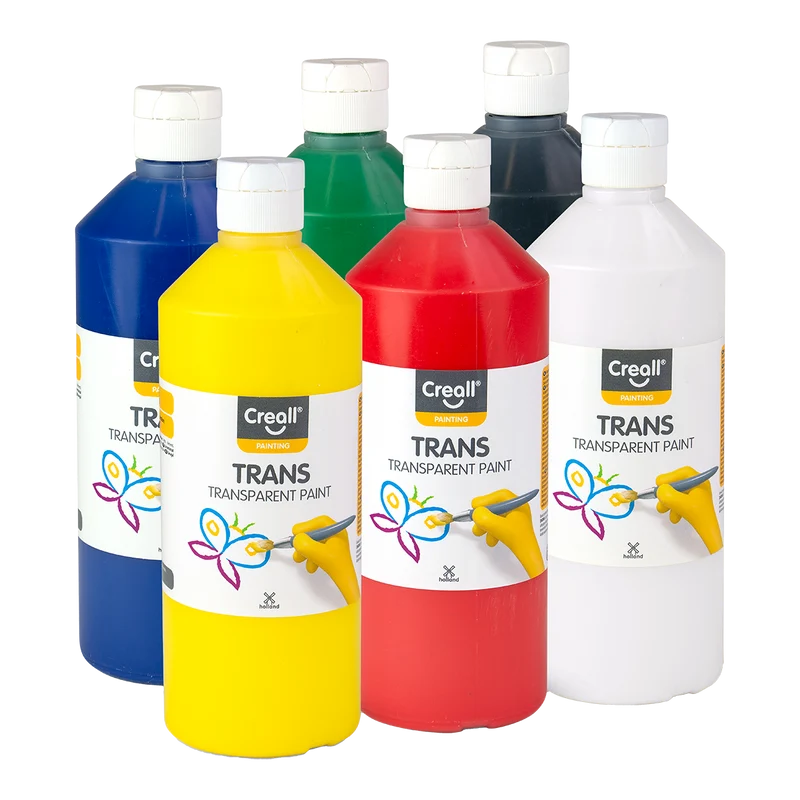 Creall Transparentfarben-Set Trans, 6 × 500 ml