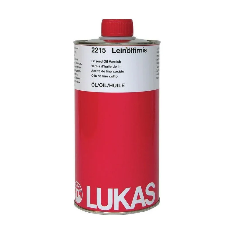 Laneno olje s sikativom LUKAS za oljne barve 1000 ml