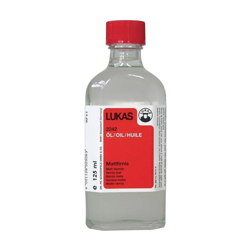 Mat završni lak za uljane boje LUKAS – 125 ml