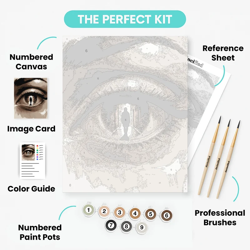 Eye of the Watcher - Paint by Numbers Kit