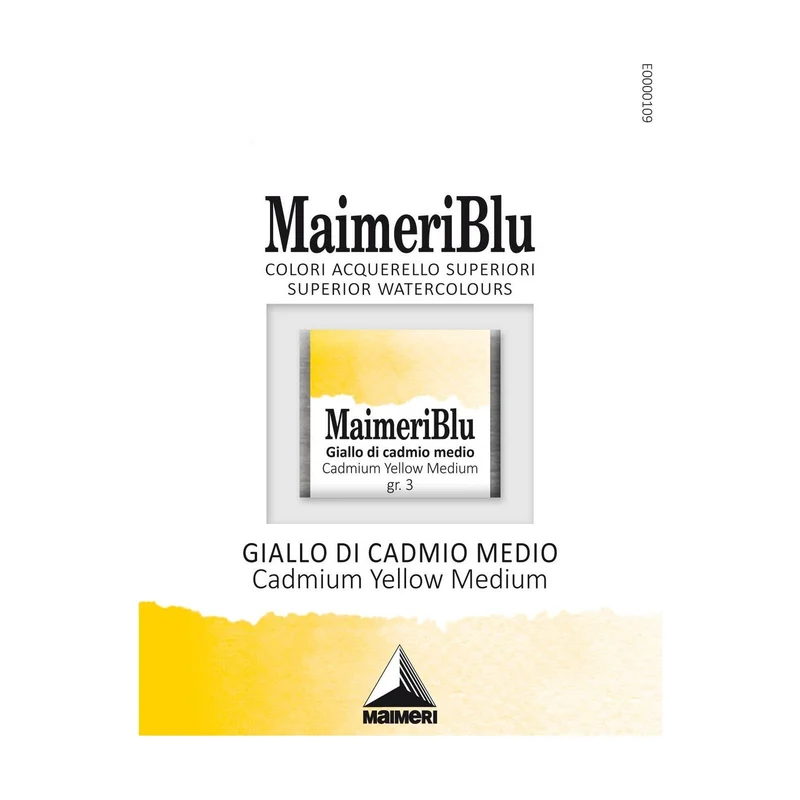 Χρώμα ακουαρέλας MAIMERI Blu – half pan 1.5 ml