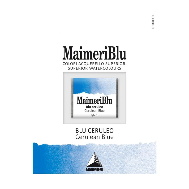 Χρώμα ακουαρέλας MAIMERI Blu – half pan 1.5 ml