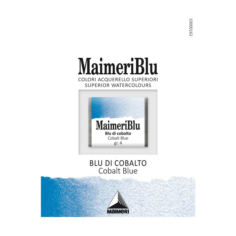 Χρώμα ακουαρέλας MAIMERI Blu – half pan 1.5 ml