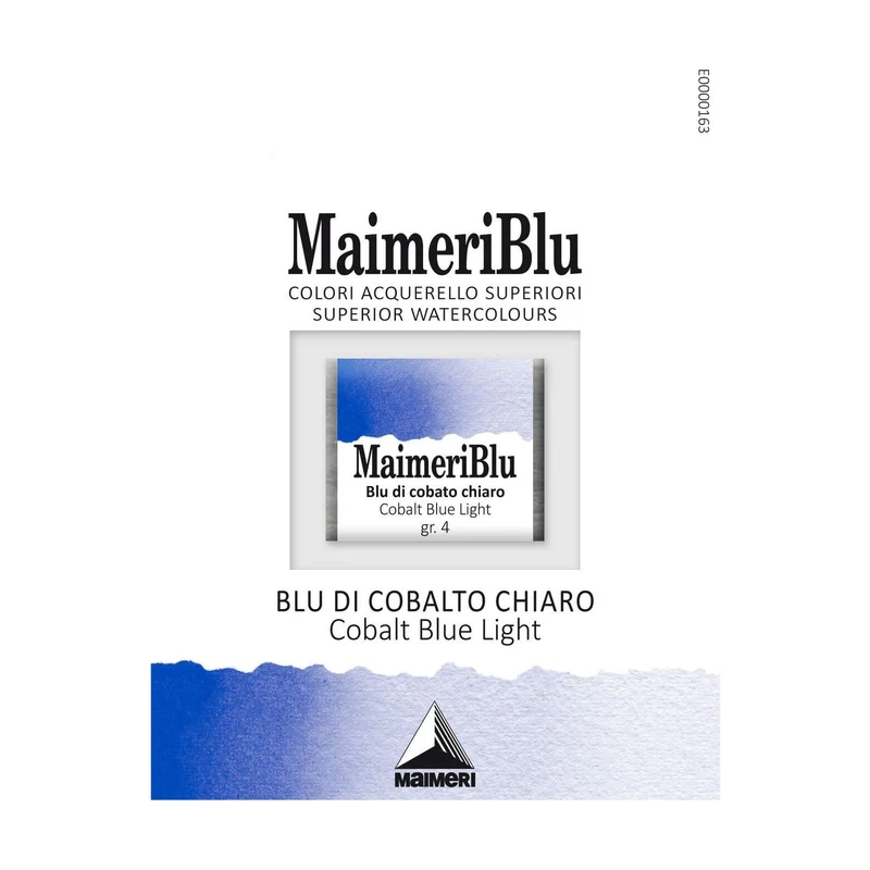 Χρώμα ακουαρέλας MAIMERI Blu – half pan 1.5 ml