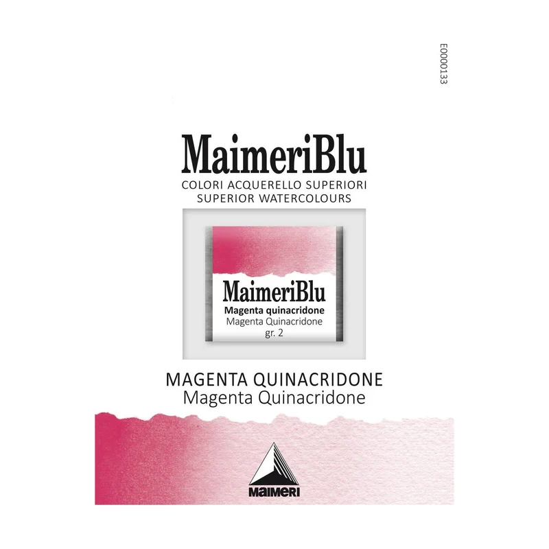 Χρώμα ακουαρέλας MAIMERI Blu – half pan 1.5 ml