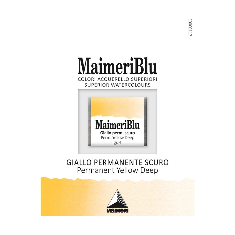 Χρώμα ακουαρέλας MAIMERI Blu – half pan 1.5 ml
