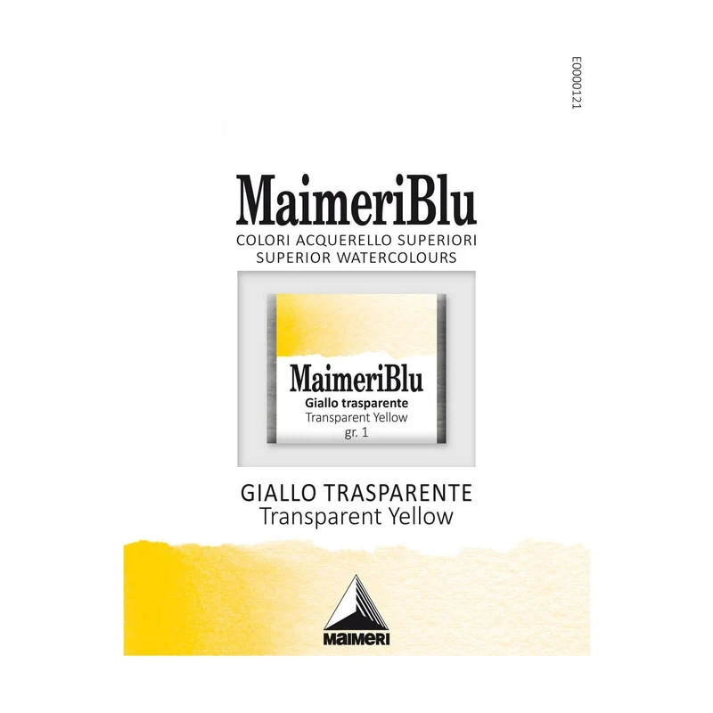 Χρώμα ακουαρέλας MAIMERI Blu – half pan 1.5 ml