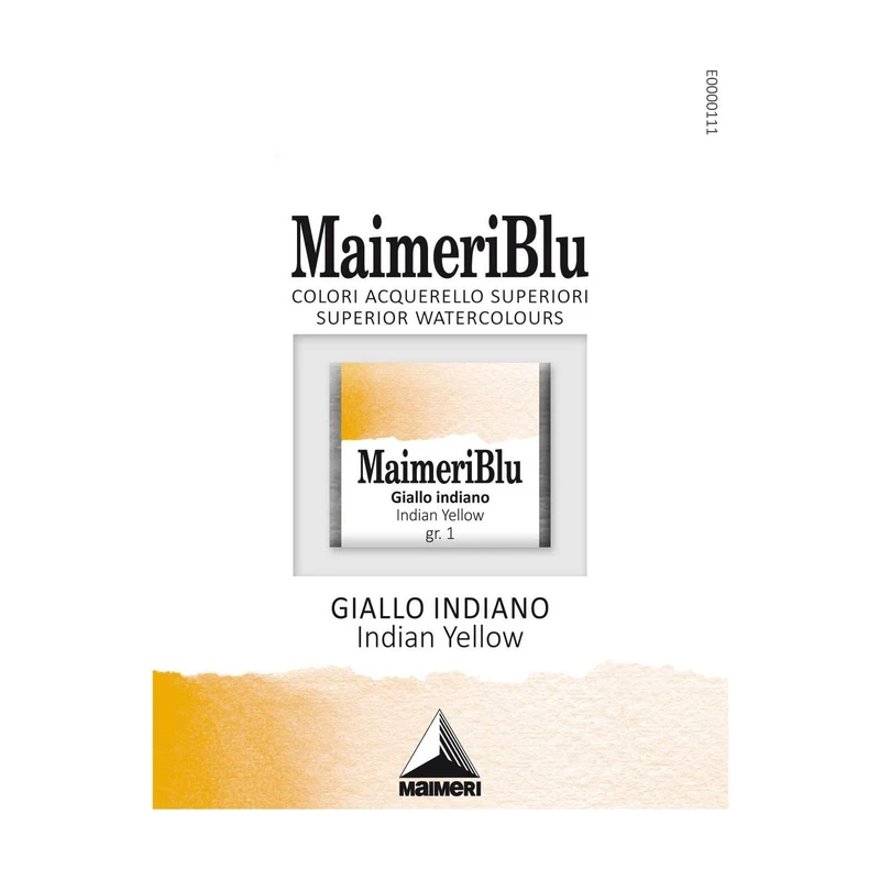 Χρώμα ακουαρέλας MAIMERI Blu – half pan 1.5 ml