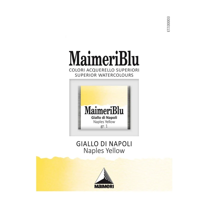 Χρώμα ακουαρέλας MAIMERI Blu – half pan 1.5 ml