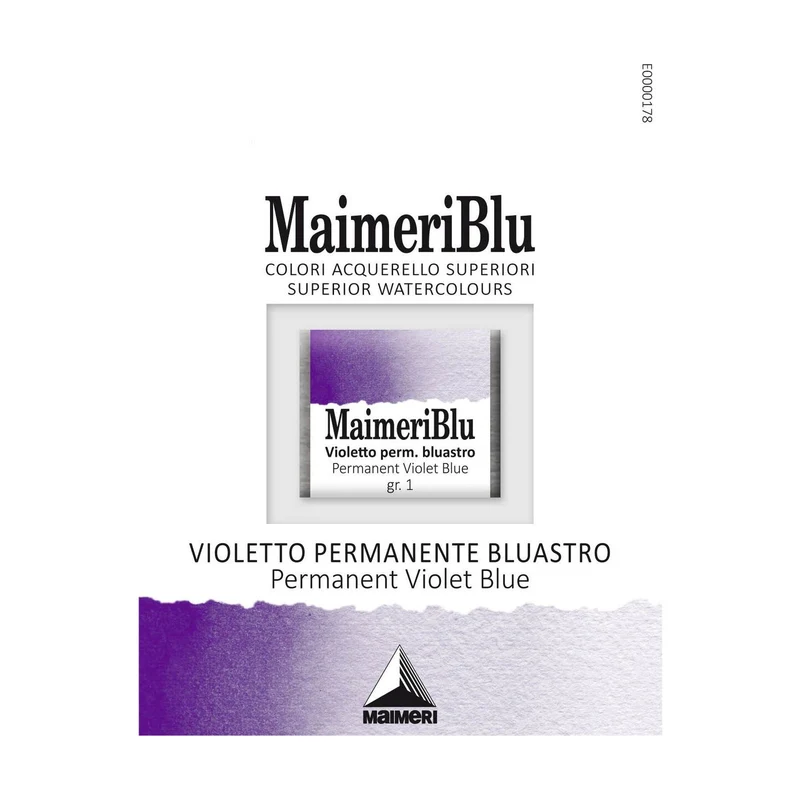Akvarelna barva Maimeri Blu – polovična posodica 1,5 ml