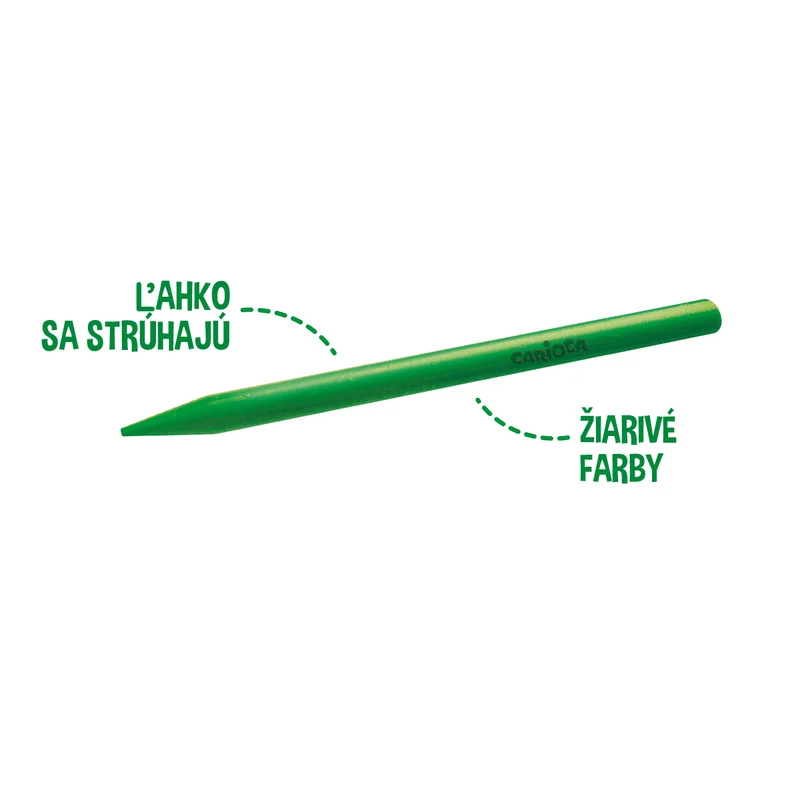 Plastične voščenke Carioca Plastello - 12 kosov