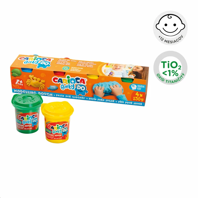 Моделин Carioca Baby Do 1+, 150 g, микс от цветове