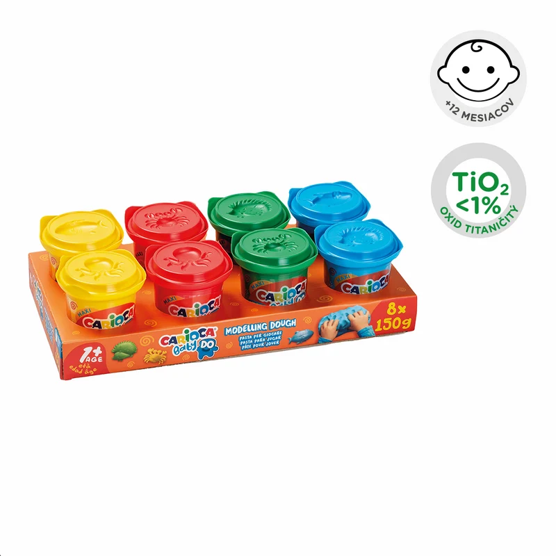 Моделин Carioca Baby Do 1+, 150 g, микс от цветове