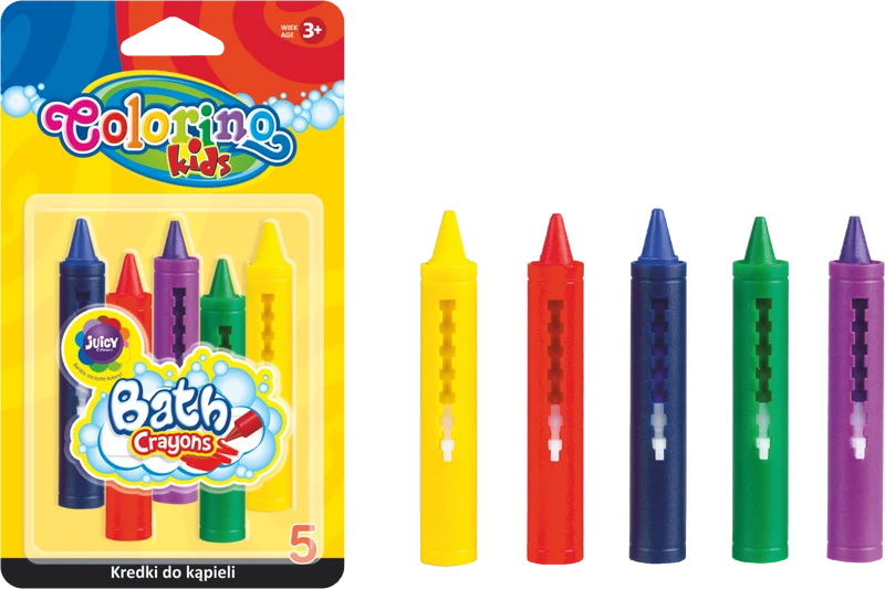 Colorino voštane bojice za kadu – 5 boja