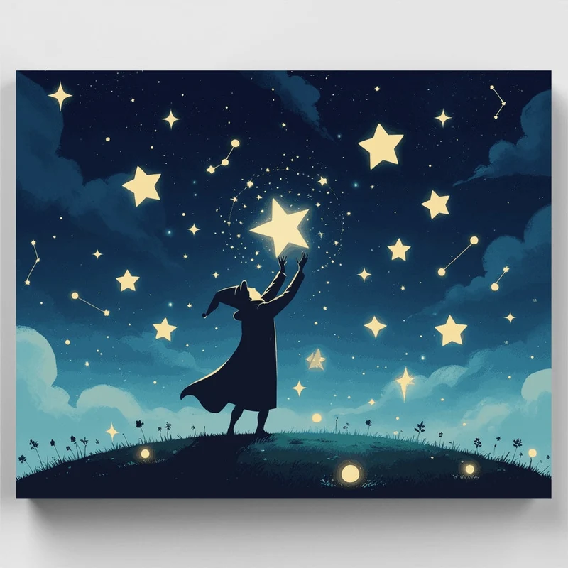 Reaching for the Stars - Paint by Numbers Kit