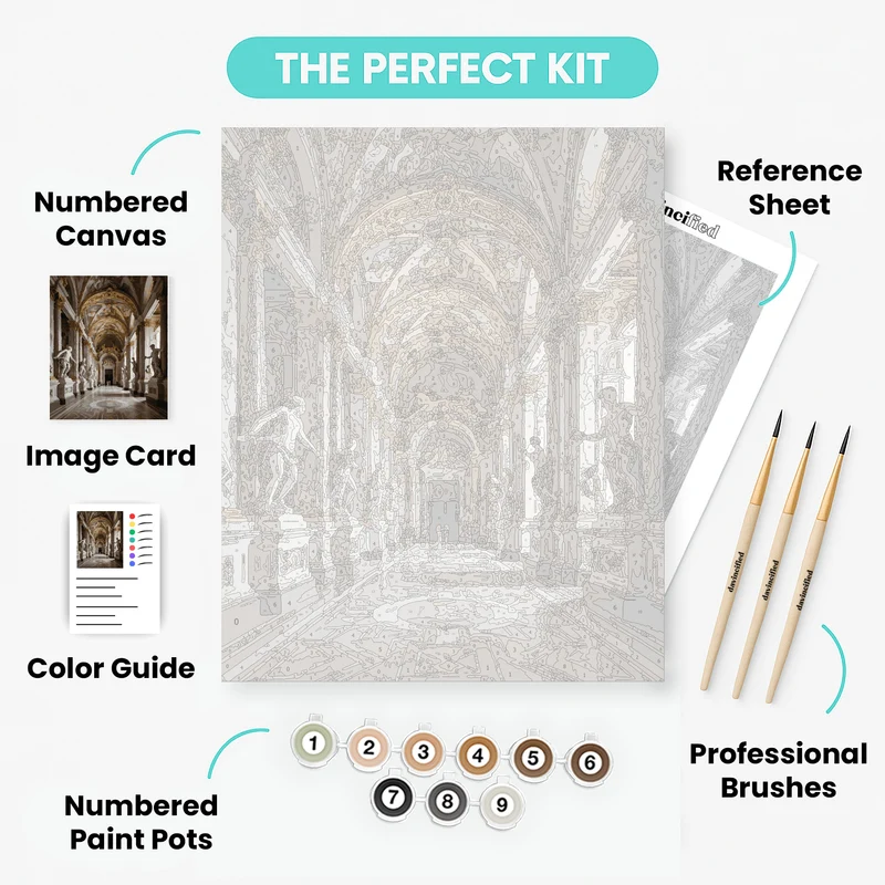 Baroque Palace Gallery - Paint by Numbers Kit