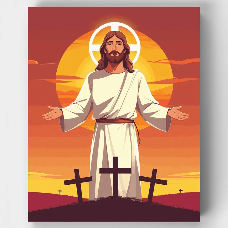 Resurrection of Christ - Paint by Numbers Kit