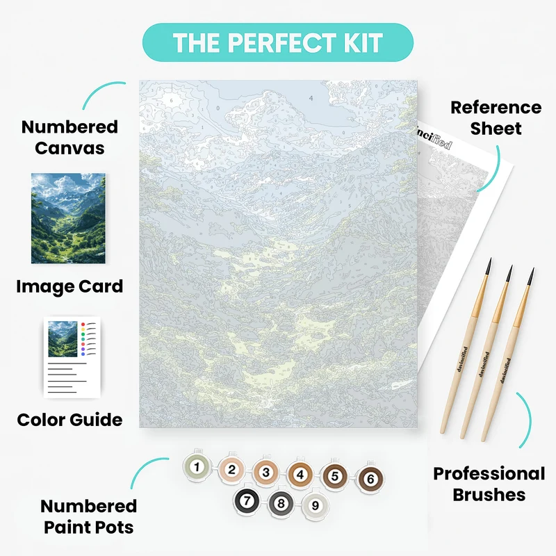 "Majestic Mountain Escape: A LofiArtLoft Coloring Adventure"