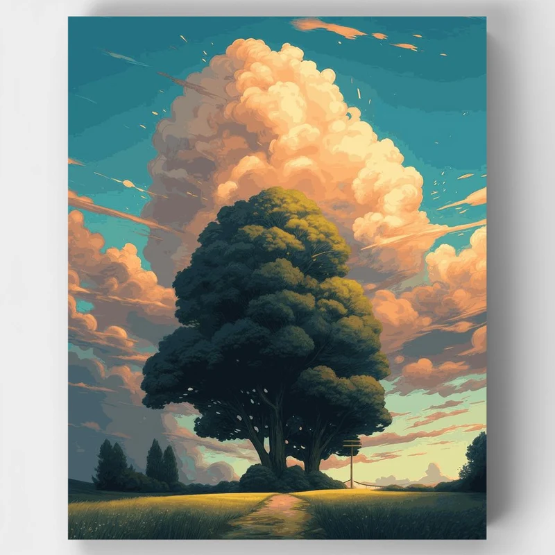 "The Tree of Calm: Relax and Color with LofiArtLoft’s Art Kit"