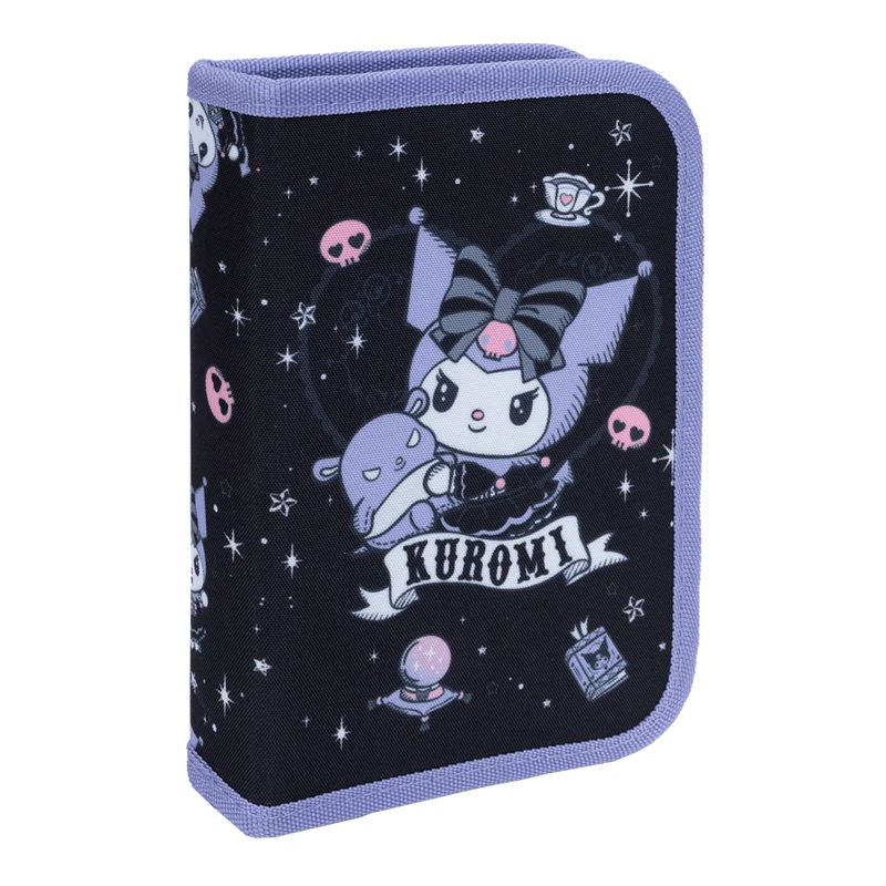 Colorino Federmäppchen zum Aufklappen Clipper Kuromi, ungefüllt