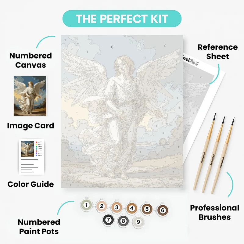 Heavenly Angel - Paint by Numbers Kit