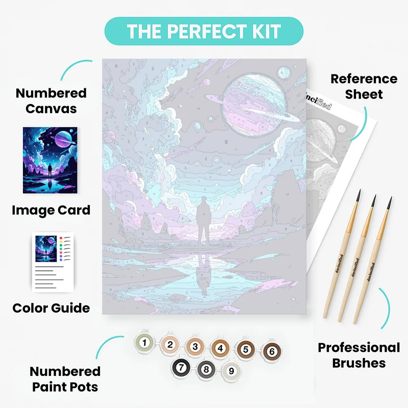 Cosmic Voyager - Paint by Numbers Kit