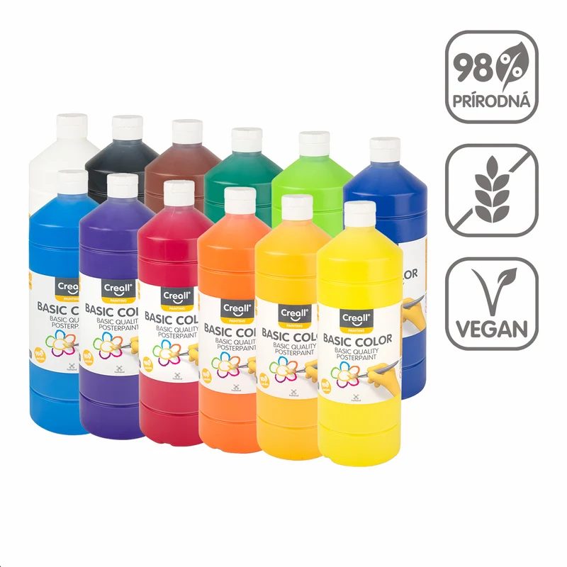Темперни бои Creall, 1 000 ml, микс от цветове