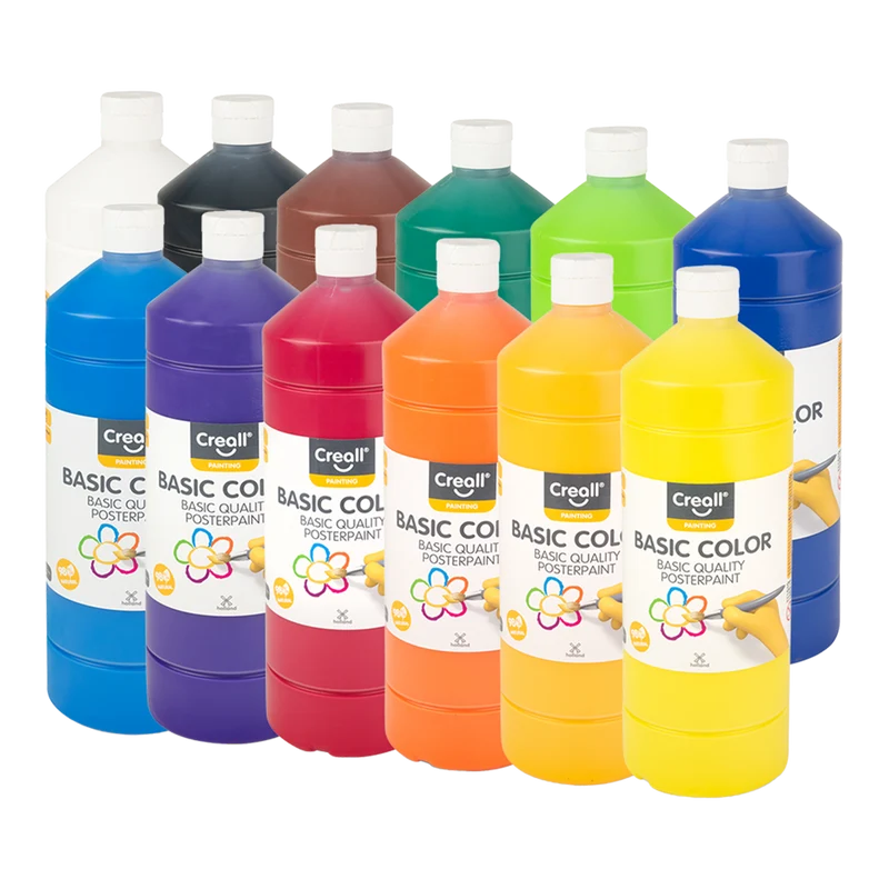Темперни бои Creall, 1 000 ml, микс от цветове